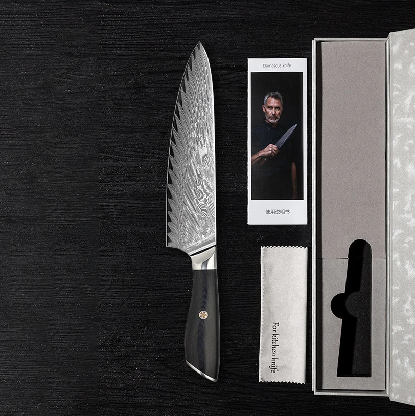 

8 Inch Chef Knife 67-layers Damascus Steel VG10 Blade Cleaver Meat Slicing Vegetables Japanese Kitchen Knife Ferramentas