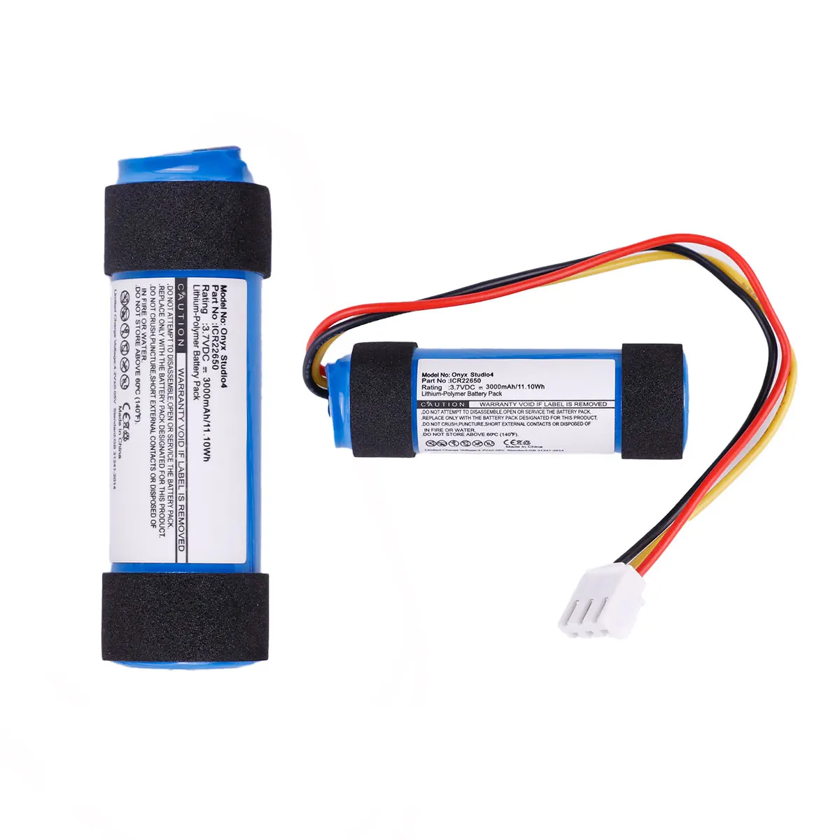 Brand New Battery  ICR22650  3000mAh Battery For  Harman/Kardon Onyx Studio 4 Bluetooth  Speaker Replacement Battery