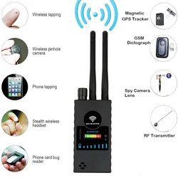 Wireless Spy Camera Signal Detector Anti Wiretapping GSM GPS Tracker Device Finder Audio Listening Device Bug RF-Detector G528