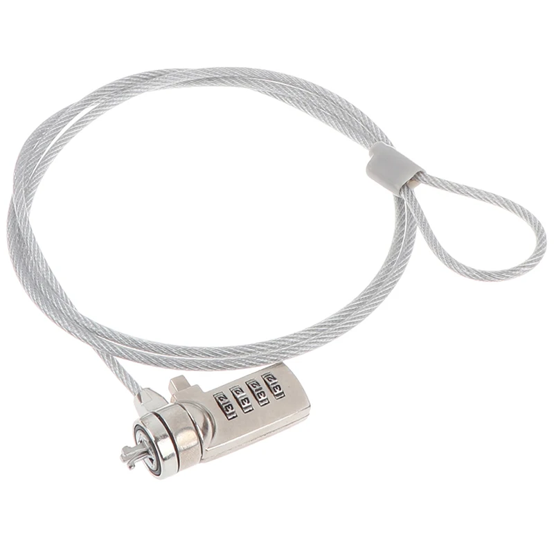 4 أرقام كلمة المرور الأمنية قفل الكمبيوتر سلسلة مضادة للسرقة للكمبيوتر المحمول الكمبيوتر المحمول #6