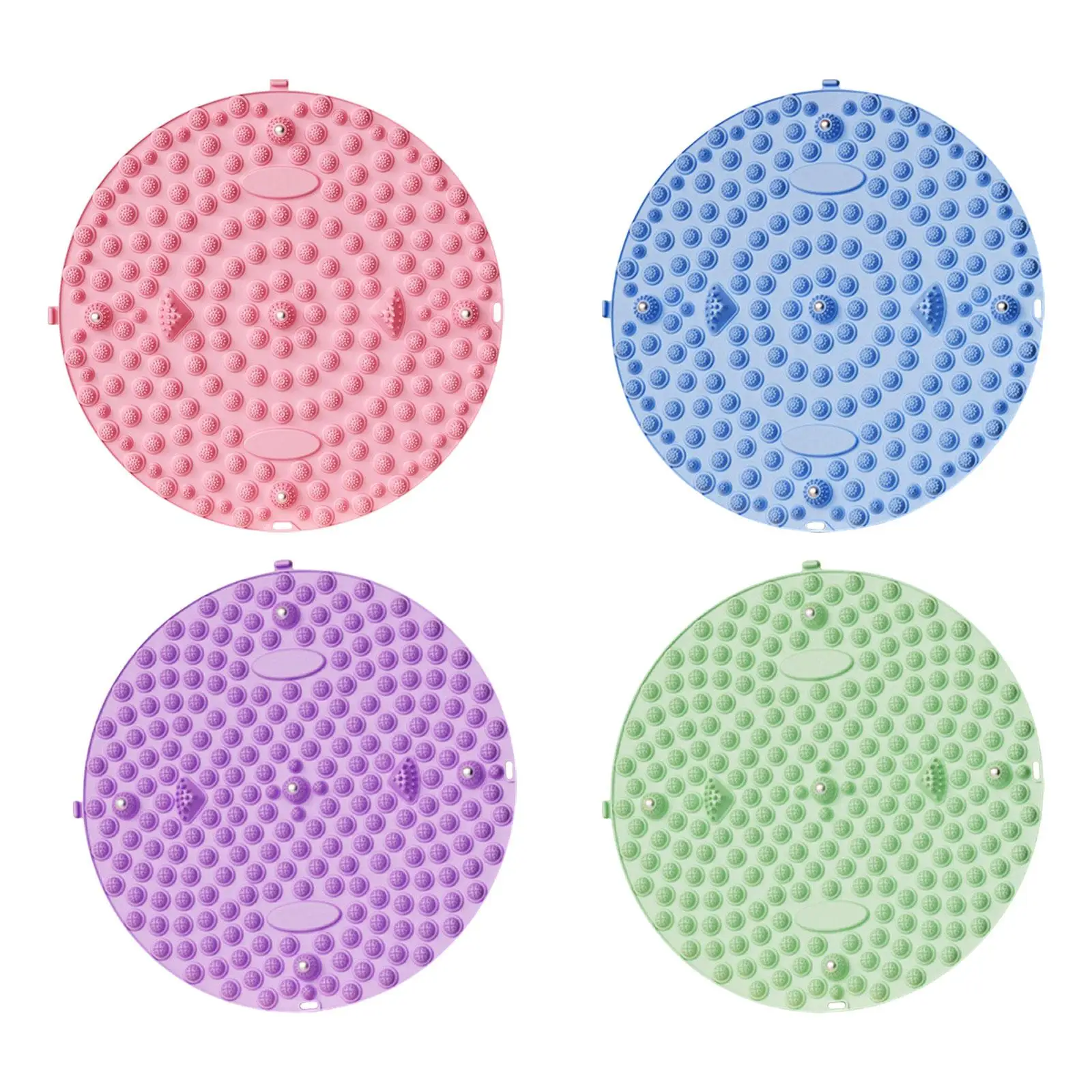 

Foot Massager Mat Stand up Pad Decoration 13.78inch Dia AntiSlip Decorative