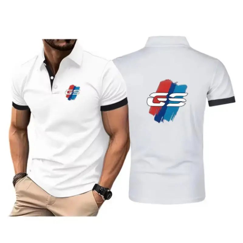 GS Adventure Motorrad-Poloshirt mit Natürlichen Antibakteriellen Eigenschaften, Hochwertig, Luxuriös, mit Kragen, Vielseitig und Atmungsaktiv – Detail 4