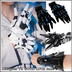 Cyber Gothic Mechanical Gloves Glasses Cosplay Luminous Wristbands Masks Technological Party Christmas Photography Props