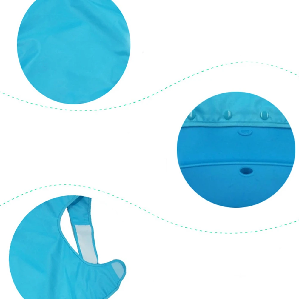 

Waterproof Silicone Adult Bibs Practical Anti Dirty Eating Aprons with Tray for Bedridden Large Size Easy Clean Stain Free