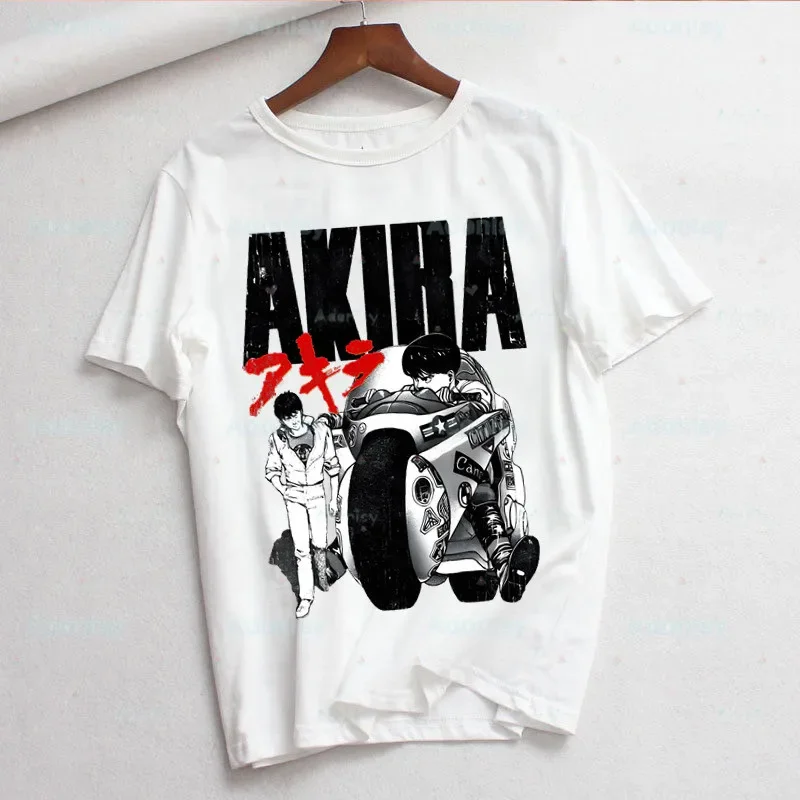 Akira Anime Manga Japanese Tops Summer Tops Graphic Neo Tokyo Shotaro Kaneda Tees T-shirt Clothes Girl T Shirt ,Drop Shipping