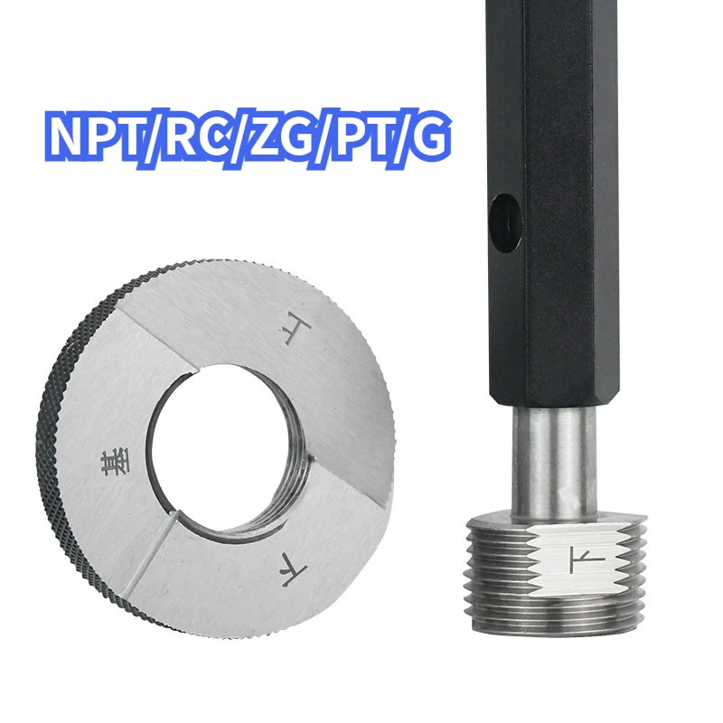 

Калибры для конической трубной резьбы NPT/RC/ZG/PT/G: кольцевые, трубные, GO и NOGO, для измерения внутреннего диаметра, стоматологические, на заказ