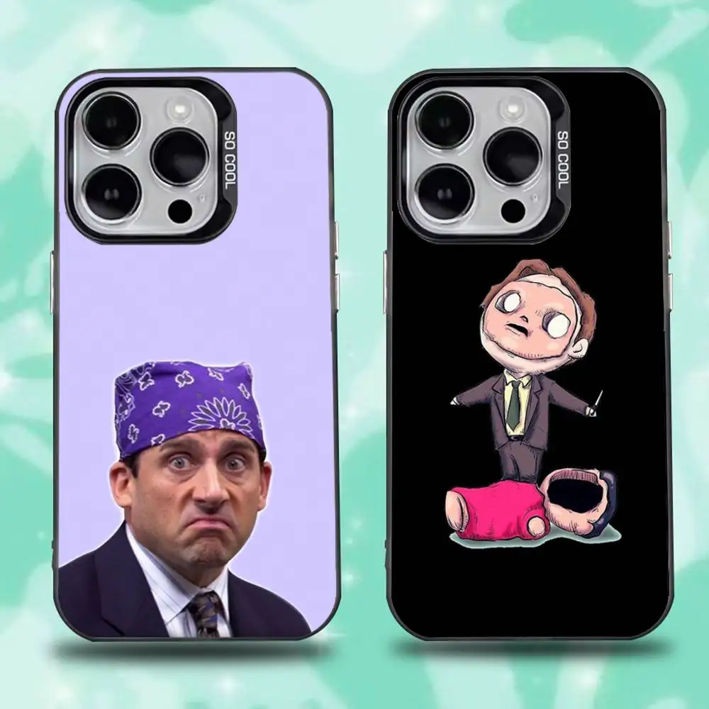 

Michael Scott The Office Phone Case For iPhone 16,15,14,13,12,11,Pro,Max,Plus,Mini,XS,SE Anti Fall Black Matte Hard Bumper