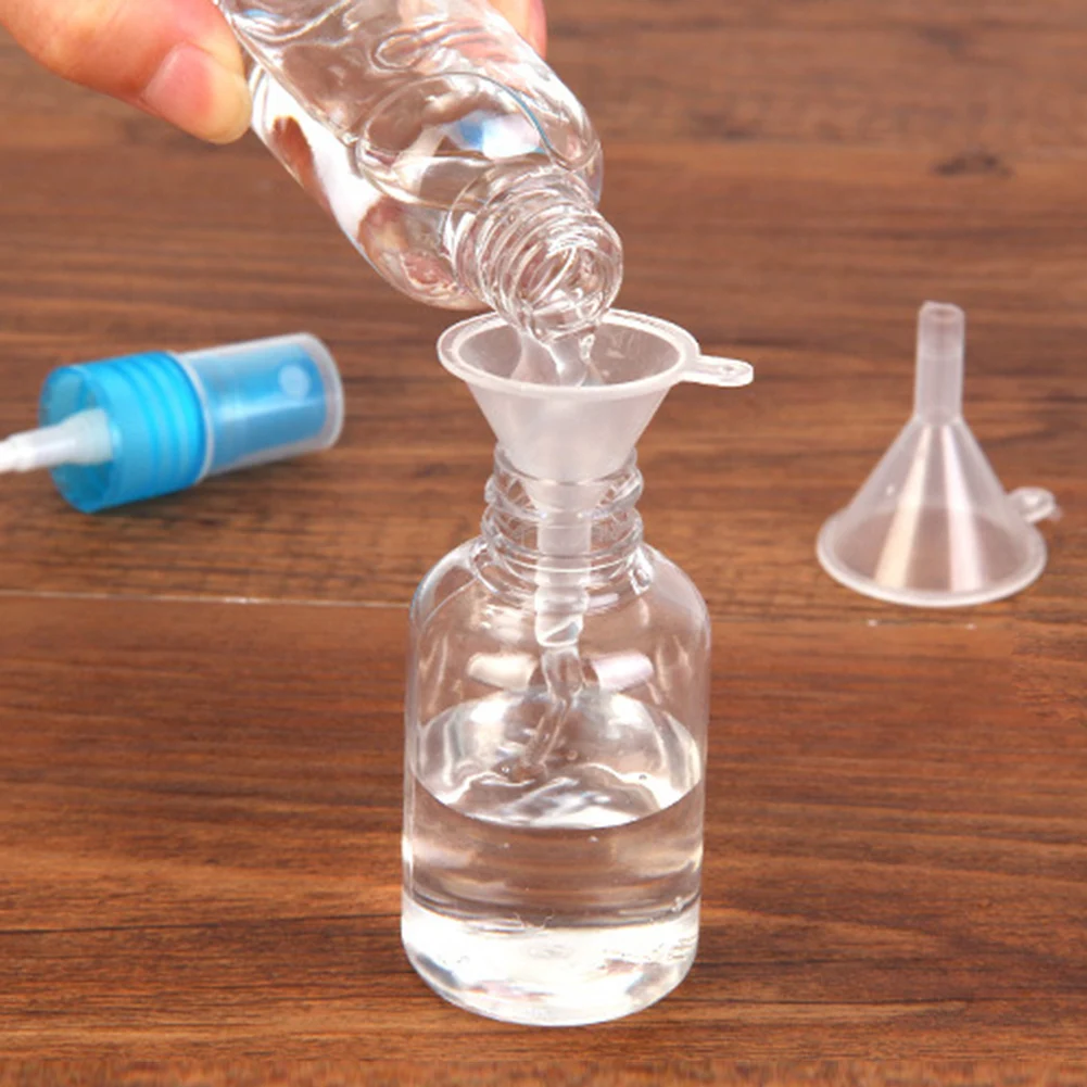 1PCS Mini Plastic Funnels For Perfume Diffuser Bottle Small Mouth Liquid Oil Funnels Laboratory Supplies Tools