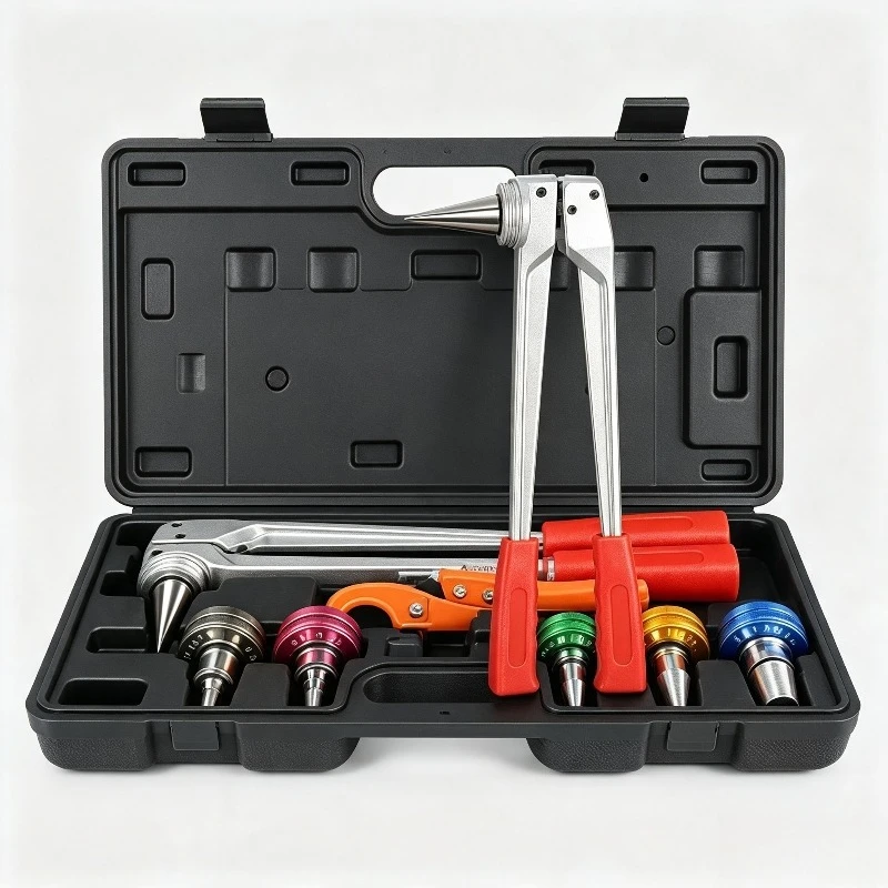 Hydraulic Lever Type Manual Copper Tube Expander, Refrigeration Pipe Flaring Expanding Tool Replacement Accessories