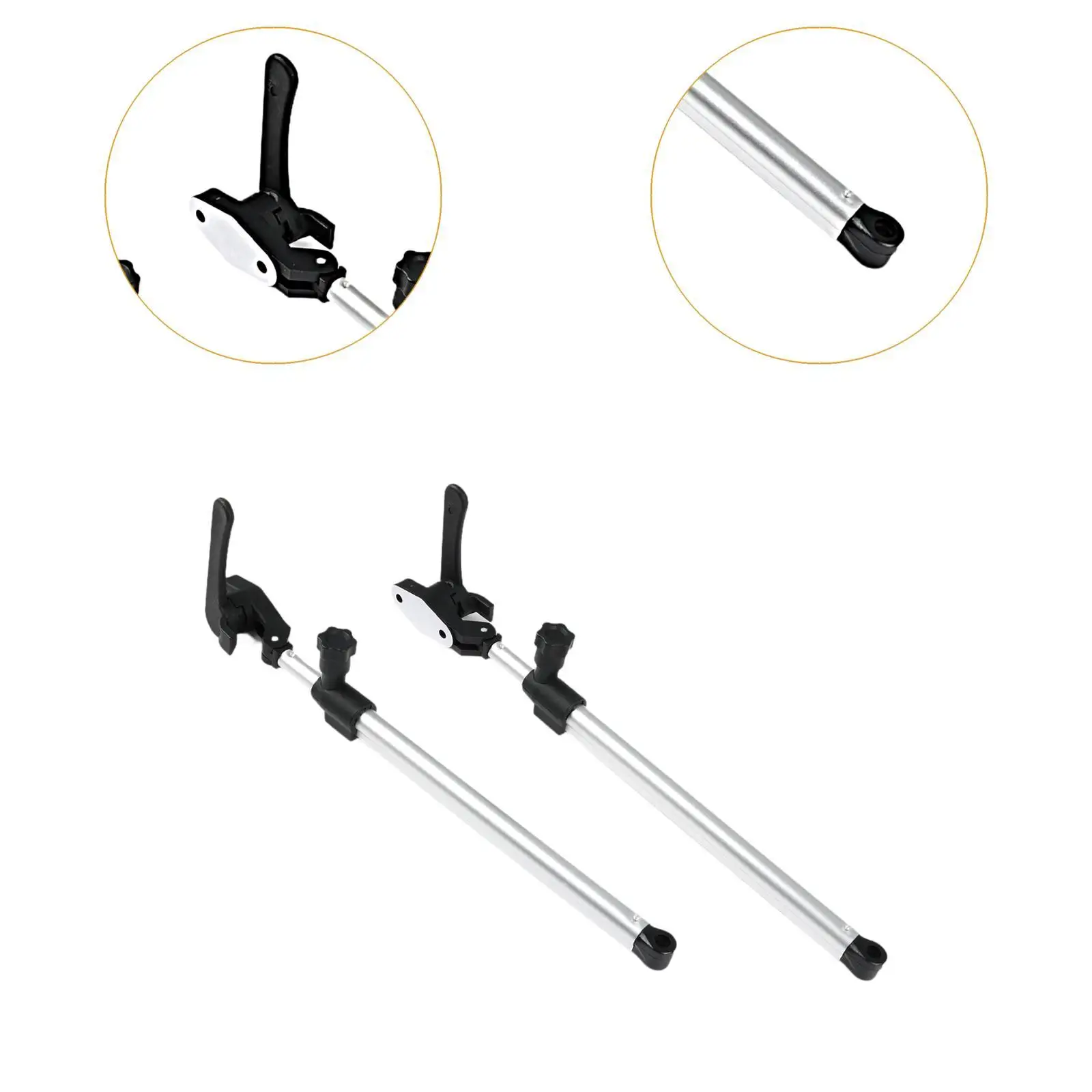 2 قطعة قضبان دعم نافذة RV ملحق احترافي تلسكوبي لـ Caravan RV #5
