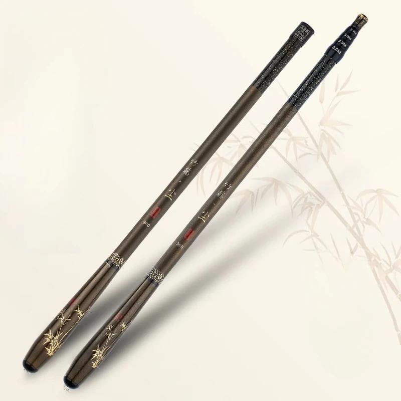 Ultra-short Section Stream Fishing Rod Compact Positioning Short Section Ultra-light Ultra-hard Portable 19/28 Mode Fishing Rod