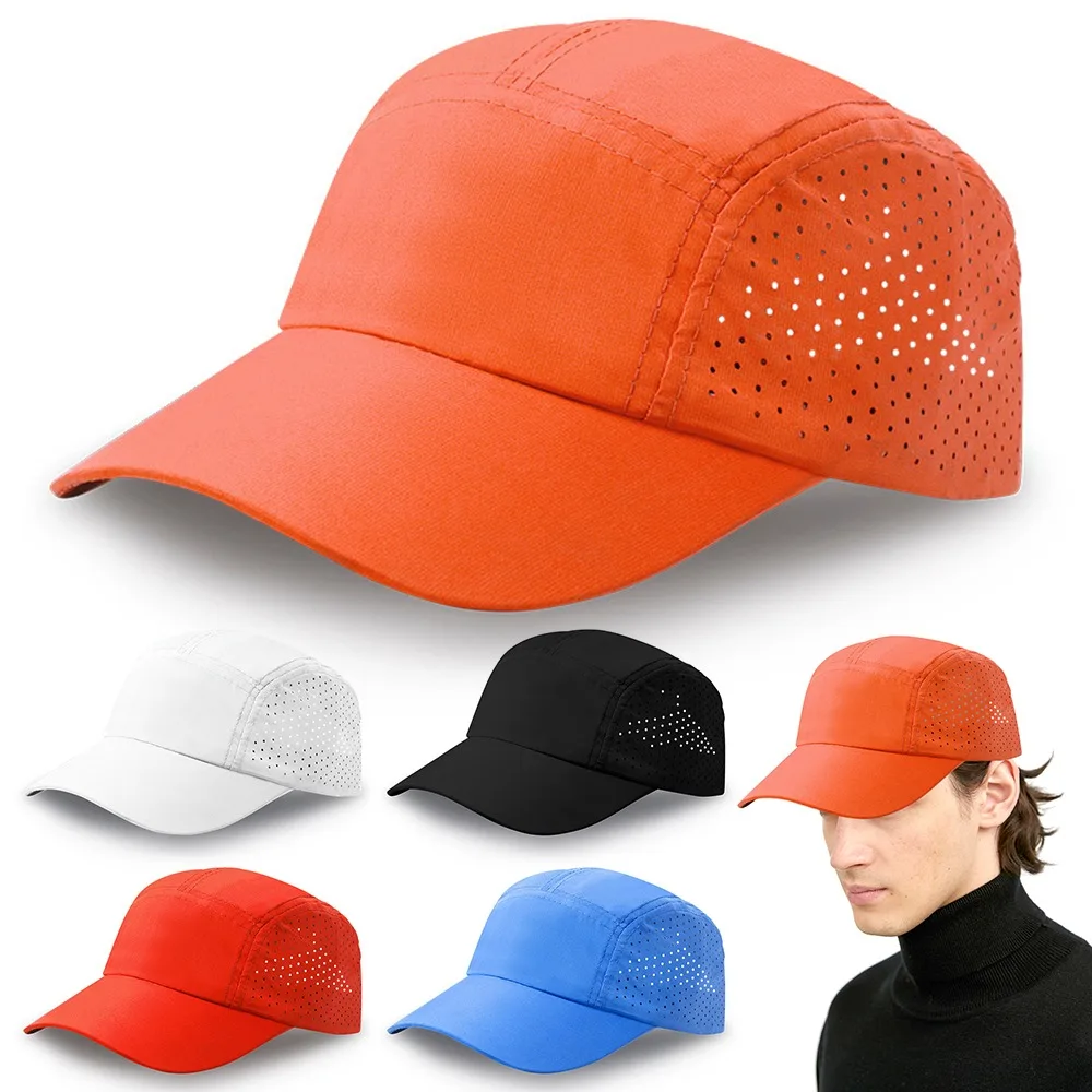 Casual Ultralight Mesh Baseball Cap Quick Drying Solid Color Cycling Hats Adjustable Breathable Running Cap Unisex