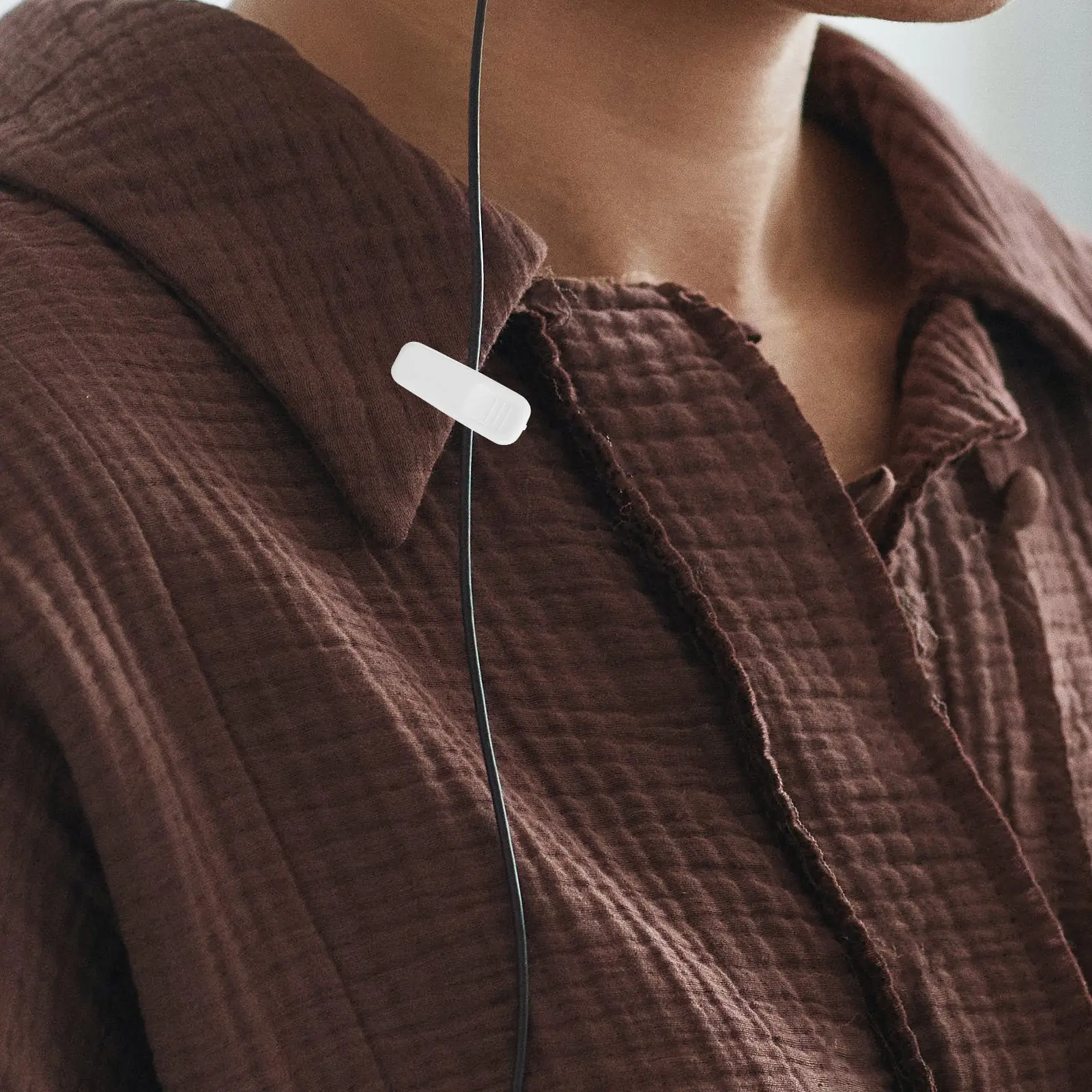 10Pcs Portable Earphone Wire Clip Headphones Cord Clip Collar Clamp Microphone Cables Organizing -free Lightweight
