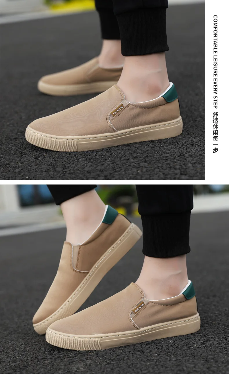 Neue weiße Slip-On-Leinenschuhe für Herren, vulkanisierte Sneakers, Studenten- und Jungen-Loafer, Espadrilles, lässige Herren-Fahr- und Golfschuhe, Größe 47 48. – Detail 15