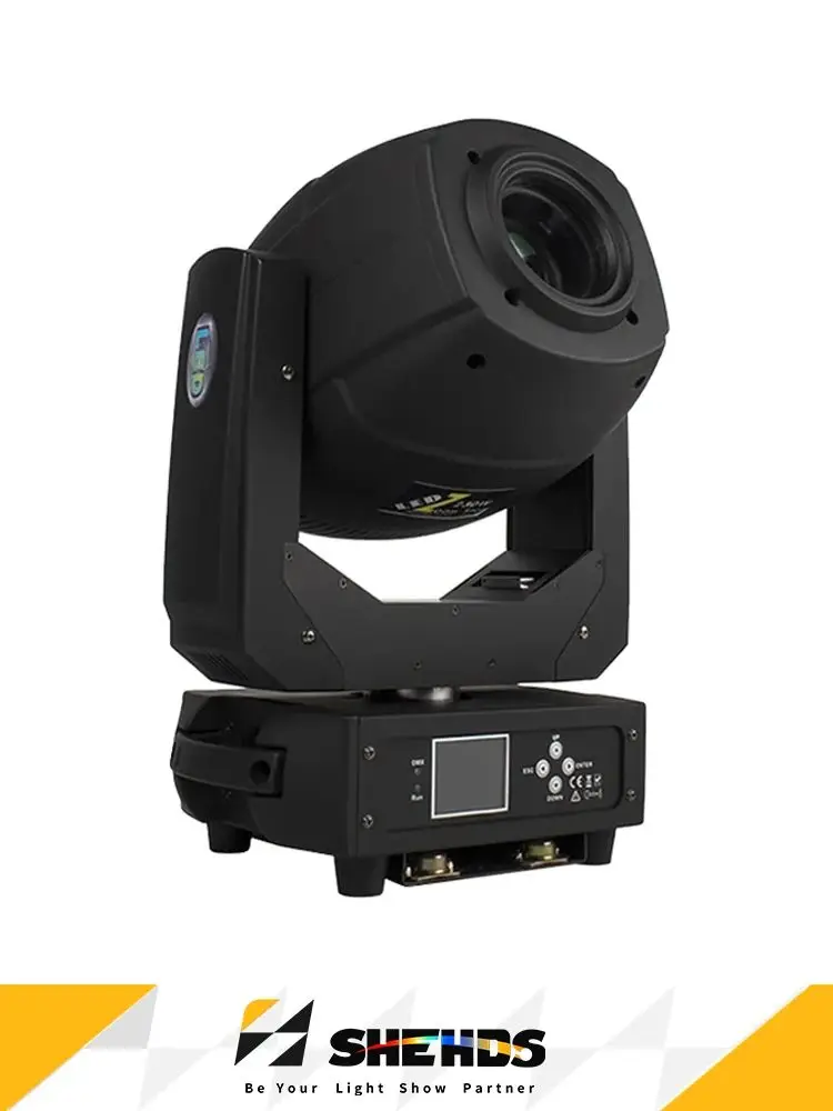 SHEHDS 230W LED Moving Head Rotierender GOBO-Spot für DJ, Disco, Party, Hochzeit, Zoom-Scheinwerfer, Nachtclub-Beleuchtung, DMX512