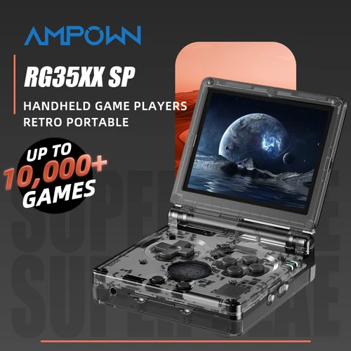 Ampown-Consola De Videojuegos Portátil Anbernic Rg35Xxsp,