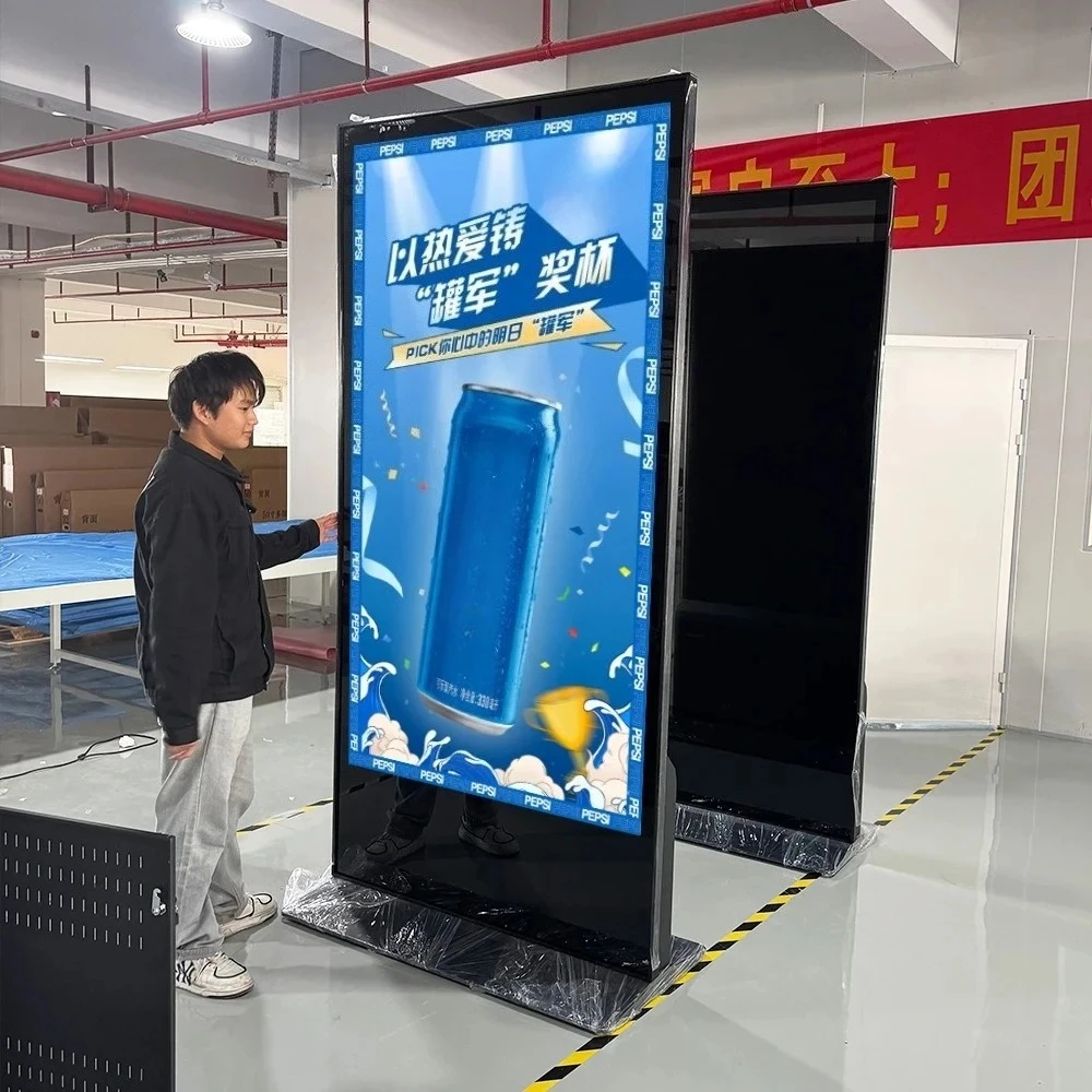 

43 50 55 Inch Digital Marketing Display Commercial Screen Totem Touch Screen Signage And Digital Displays For Advertising
