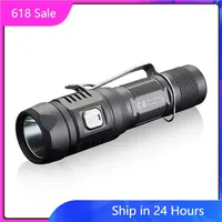 Jetbeam C8 PRO Outdoor Flashlight Edc Mini Flashlights Rechargeable Portable Led Torch Light lampe