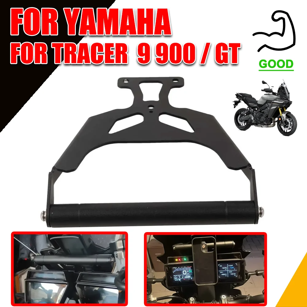 

Motorcycle GPS Navigation Bracket Smartphones Holder Support For Yamaha TRACER 9 900 GT 9GT 900GT Tracer9GT 2021 - 2024 2023