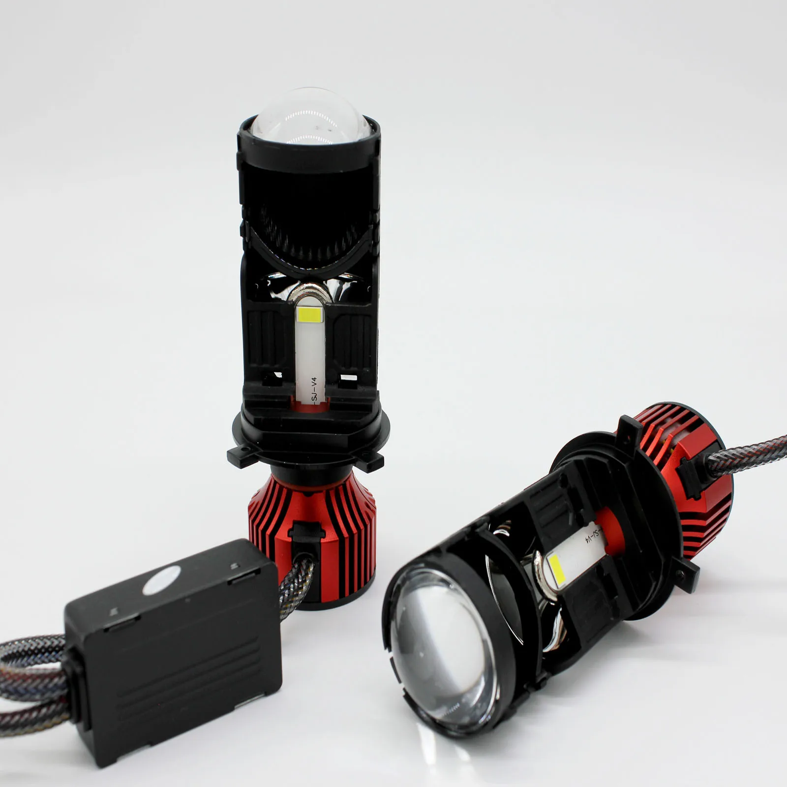 H4hi/low LED Headlight Bulb 159w Kit High Beam 6000K 15900LM White Bulbs Bright Lamp CANBUS