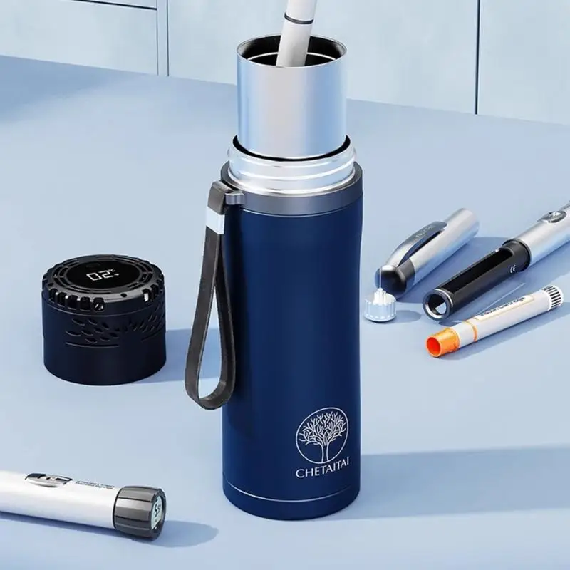 

Insulin Coolers Travel Case Insulin Pen Coolers Type-C Rechargeable Fridge Portable Medication