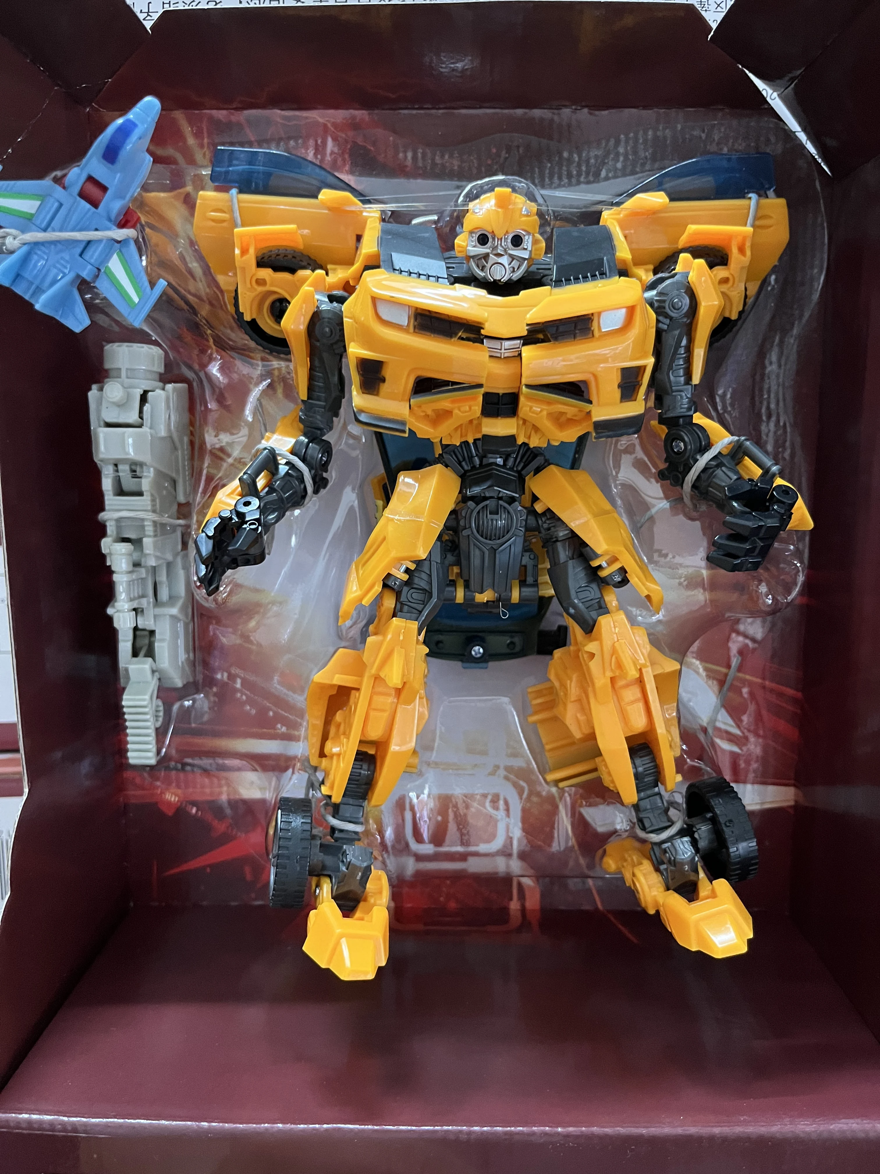 Haizhixing تشوه سيارة روبوت لعبة الصبي أنيمي نموذج التحول 18 سنتيمتر العلامة التجارية الكلاسيكية عمل أرقام هدية