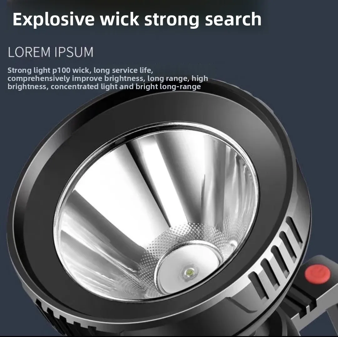 ベトナム市場で最も売れている懐中電灯/強力な充電式屋外照明/高出力ハンドヘルド照明