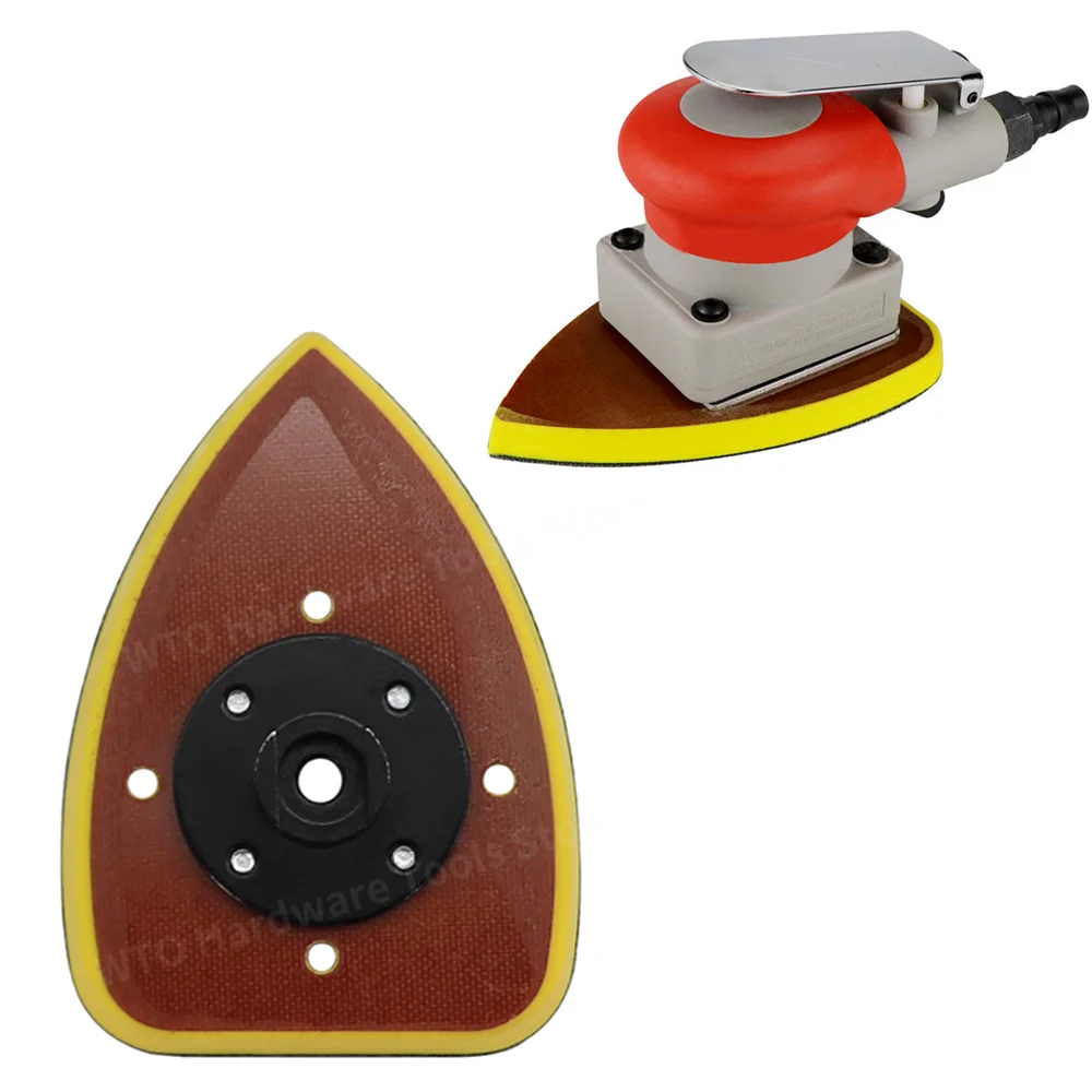 triangulo lixar pad com placa de ferro sander backing pad polimento power tools acessorios 70x100 mm 1pc 01