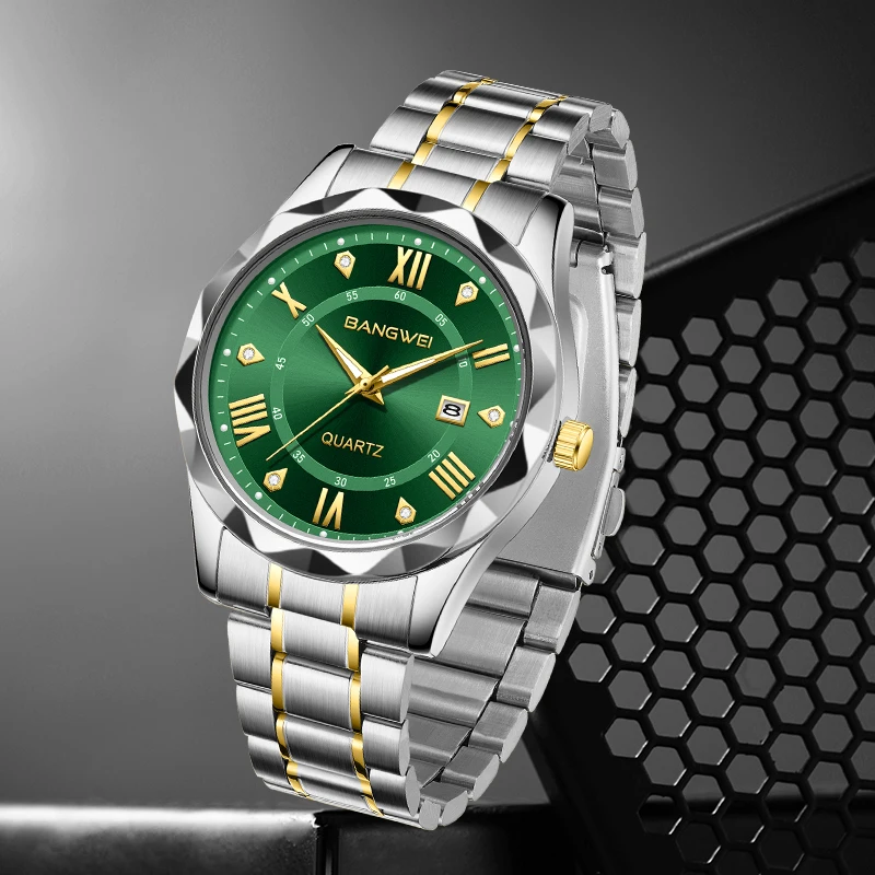 LIGE موضة فاخرة كوارتز ساعات رجالية الأعمال ساعة اليد عادية للرجال مقاوم للماء سوار غير القابل للصدأ تاريخ السيارات Reloj Hombre + صندوق