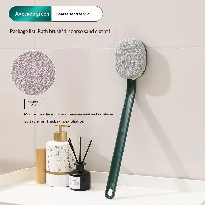 Quick Dry Long Handle Bath Exfoliating ToolBath Brush Shower Back Scrubber Deep Cleaning Lightweight for Home Bathroom Daily Use