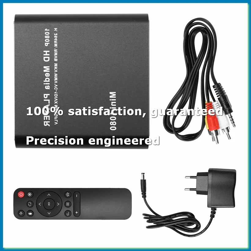 MKV 264 HDD Multimedia Player Full HD 1080P USB Media Player with SD Media TV Box Support RMVB WMV HDD Player EU PLUG-ABLL