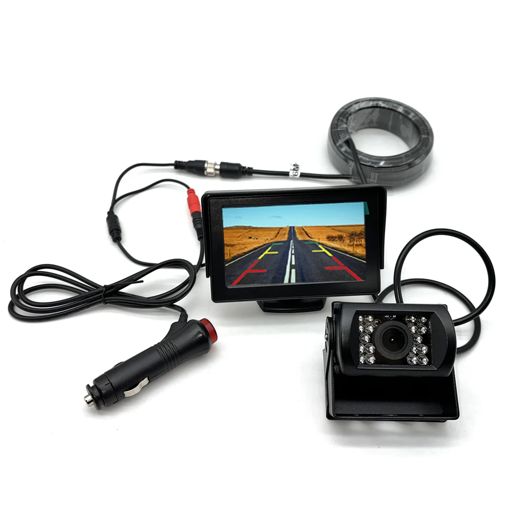 Car Rear View Camera, Rear View Monitor for Bus Harvester Truck, Van, Bus Rear View Camera