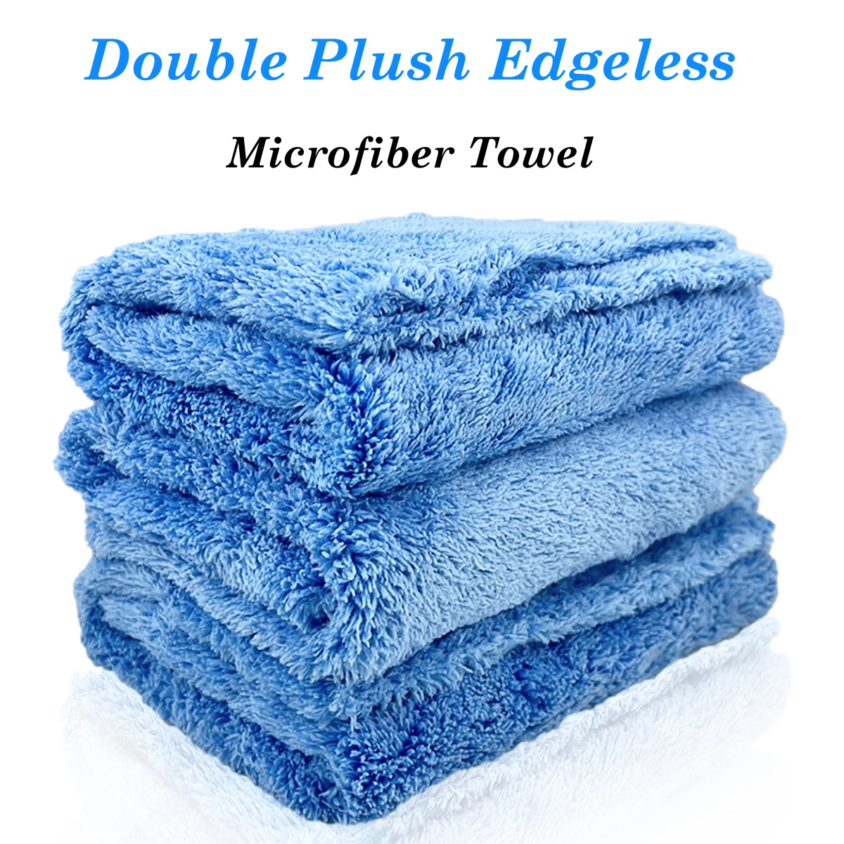 35 X 75cm Microfiber Car Cleaning Towel Coral Fleece Edgeless Water Absorption Auto Washing Drying Cloth Polishing Detailing Rag