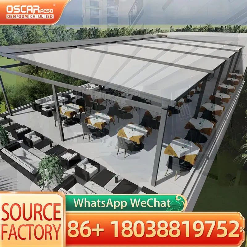 

Electric PVC Roof Pergola Canopy Powder Coated Frame Quick Assembly Wind Resistant Rodent Resistant for Garden Patio Backyard Re