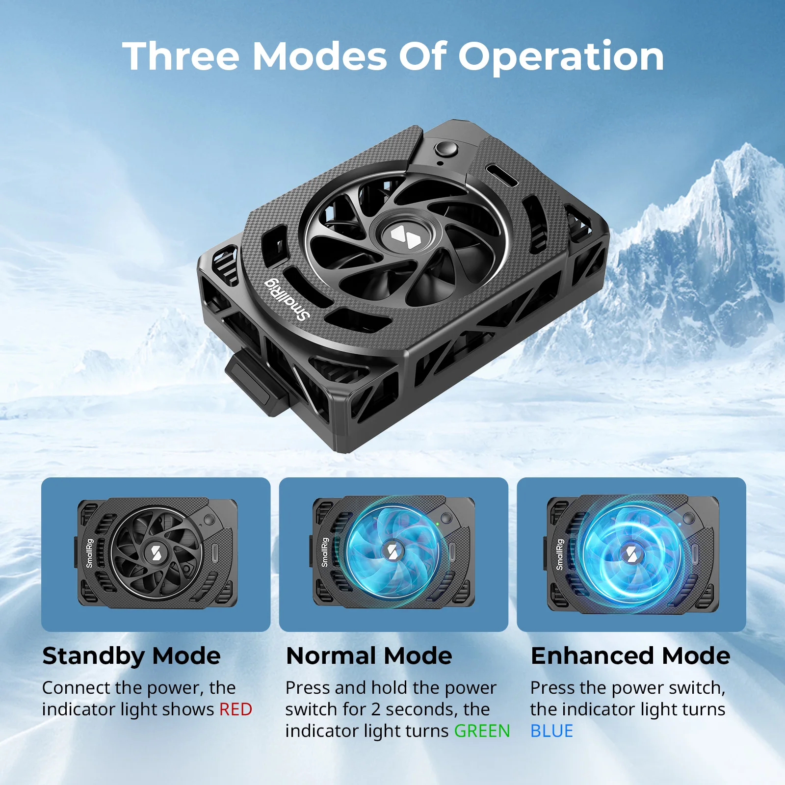 Sistema de refrigeración SmallRig para Sony ZV-E1 / ZV-E10 / ZV-1 / ZV-1F / A 7 IV / A 7S III / A 7C / A 7C II / A 7CR / A 6700 / FX3 /FX30
