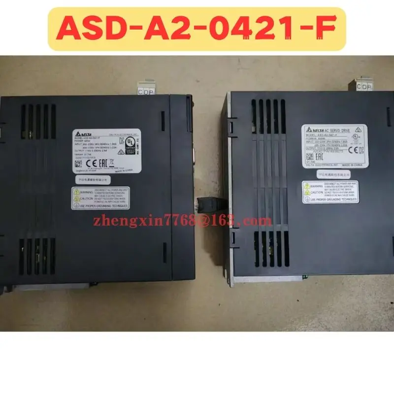High-quality Goods Used Servo Drive ASD-A2-0421-F ASD A2 0421 F Normal Function Tested OK