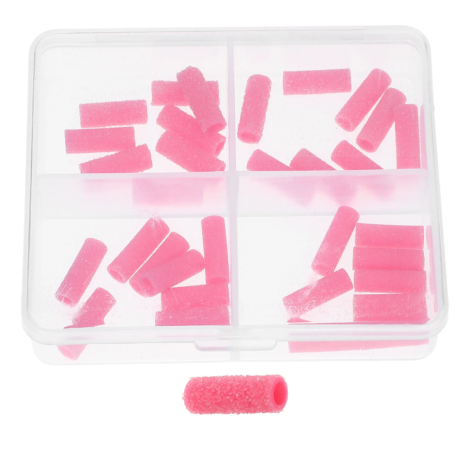 Zestaw 32 szt. pierścieni szlifierskich o drobnej ziarnistości do frezarki do paznokci, profesjonalne pierścienie do manicure, polerowania paznokci, usuwania żelu.