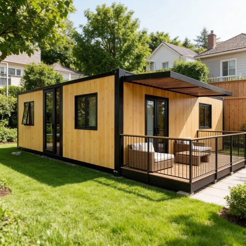 Casa Prefabricada Plegable, Casa Móvil Pequeña, Cuartos de Jardín, Casa Contenedor Expandible, Cabaña Forestal, Habitación Plegable Prefabricada, Solárium