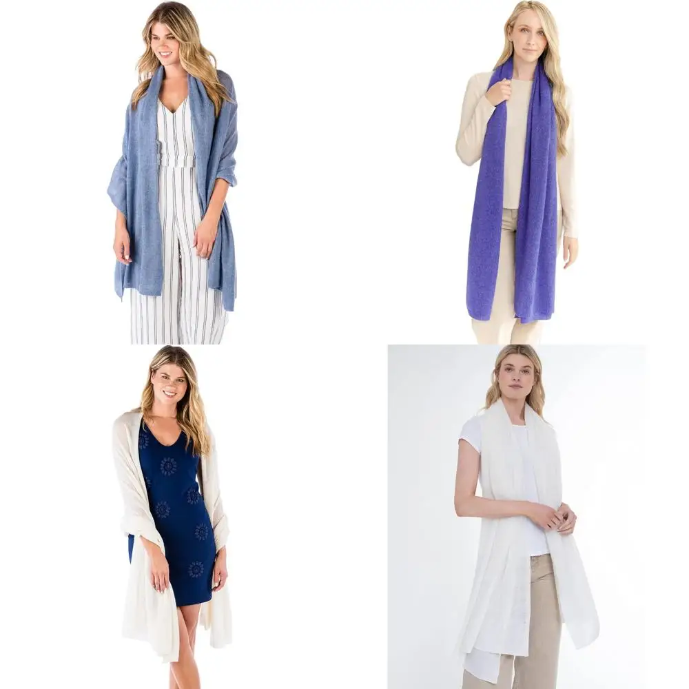 

Luxury Lightweight 100% Cashmere Travel Wrap for Comfort and Style