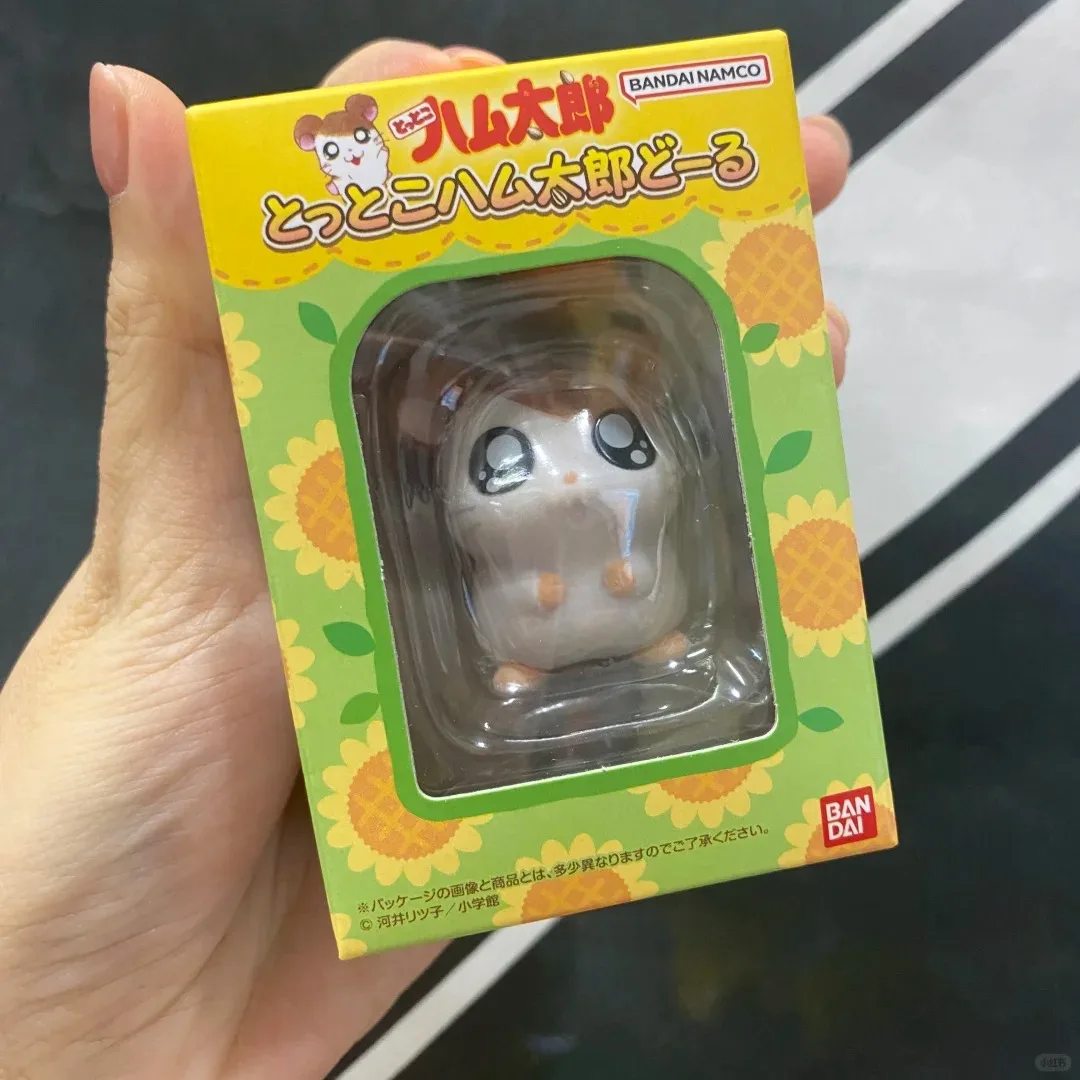 Bandai Hamtaro Ornaments Hamster Collection Ornament Gifts Figure Model Kawaii 6PCS Toys