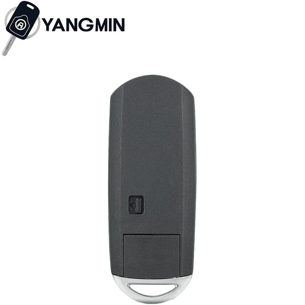 Yangmin Sleutel Shell Case Voor Mazda X-5 Summit Axela Atenza M3 M6 CX-5 Auto Afstandsbediening Sleutel Met Ongesneden Blade Smart afstandsbediening
