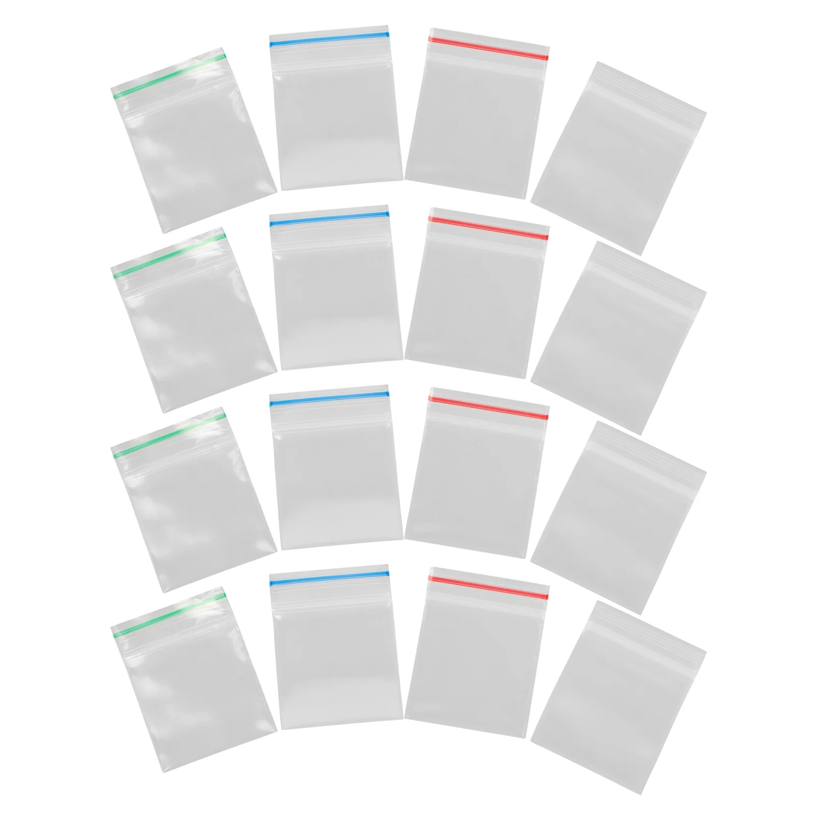 40 Pcs House Storage Bag Tiny Reclosable Bags Small Plastic Transparent Zip Mini Clear