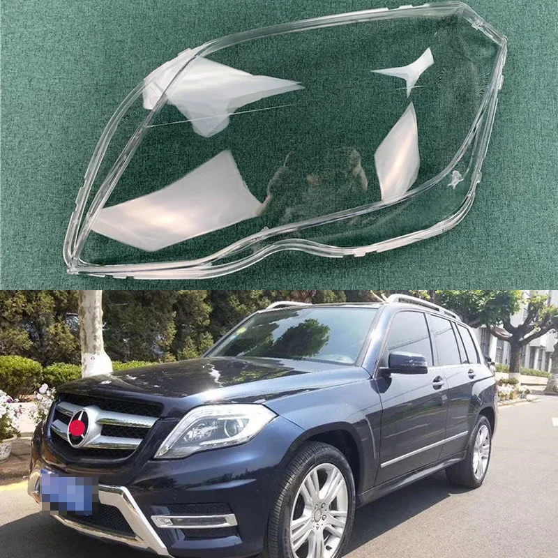 For Mercedes-Benz GLK200 GLK260 GLK300 2013 2014 2015 Headlamps Cover Transparent Lampshade Headlight Shell Lens Plexiglass