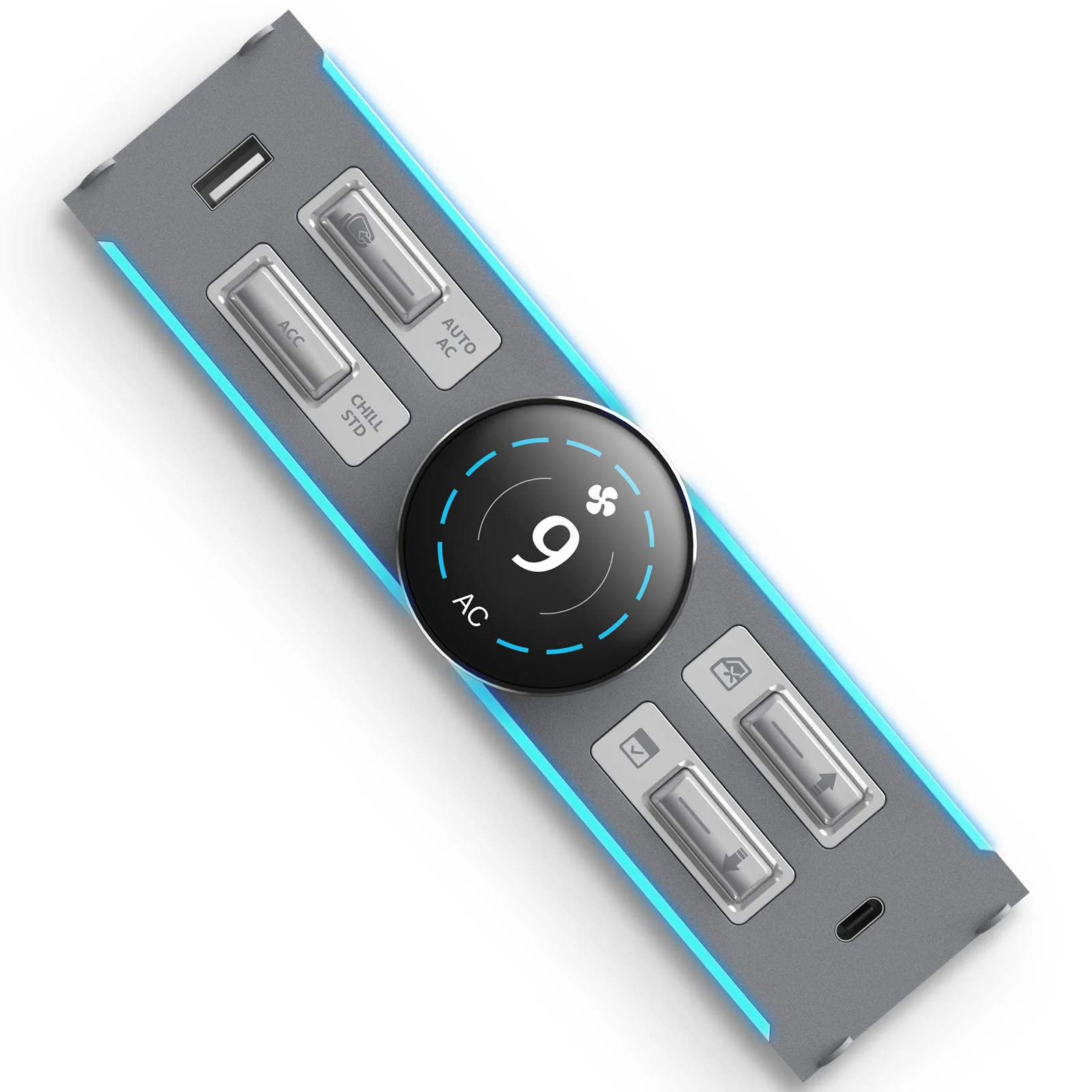 

Подходит для Tesla Model Y/Model 3 2021-2024, интеллектуальная кнопка ЖК-дисплея, многофункциональная клавиша быстрого доступа, порт зарядного устройства USB и типа C