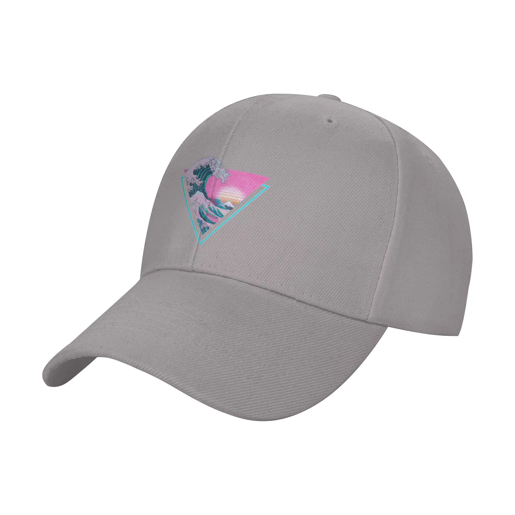 Hot Sale Vaporwave Aesthetic Great Wave Retro Triangle Baseball Cap  Fashion Sun Visor Hat  Picnic Sun Visor Hat