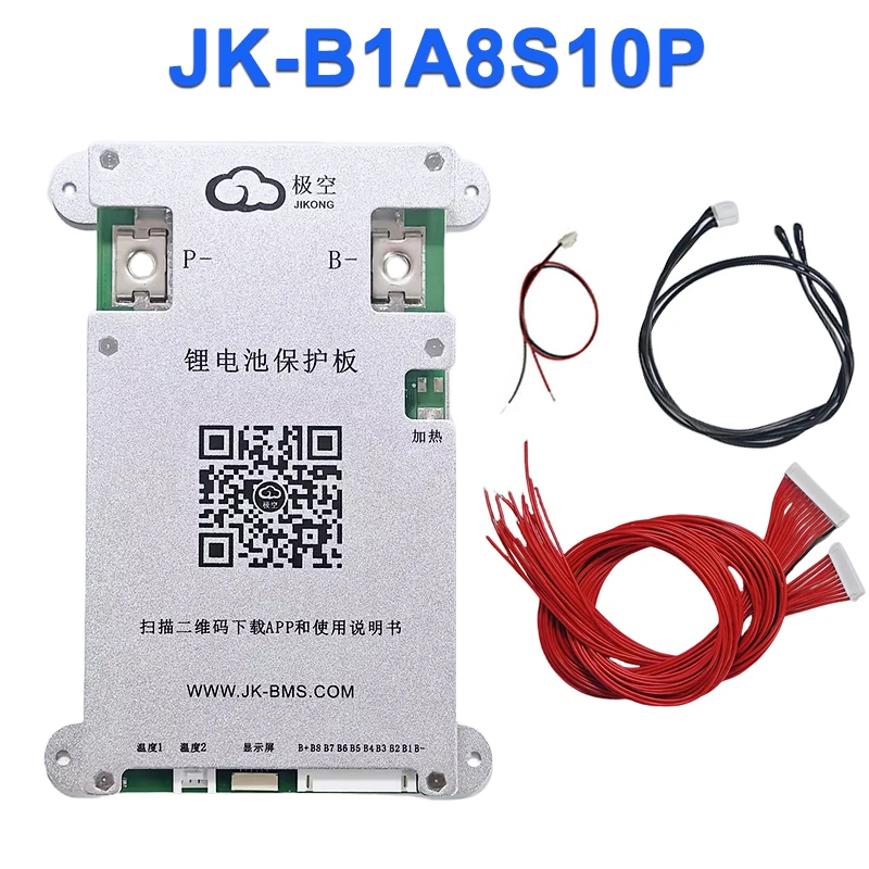 JK BMS JK-B2A8S20P BMS 4S 5S 6S 7S 8S 12V 24V Аккумулятор с 1A/2A Active Balance bms lifepo4 Li-ion LTO JK-B1A8S20P/ JK-B1A8S10P