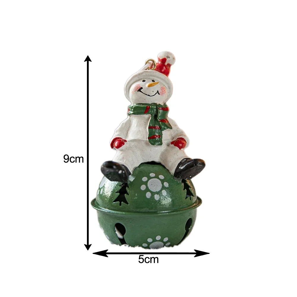 Elk Festive Atmosphere Christmas Bell Ornament Elegant Bell Ornament Charming Design Classic Look Festive Look