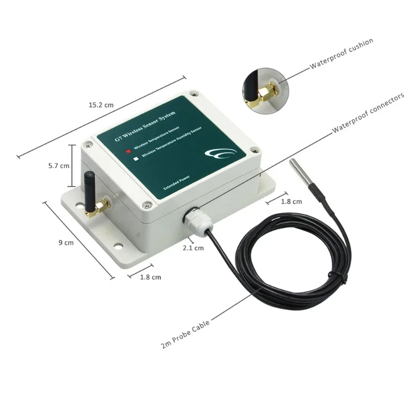 Multifunctional Hygrometer Indoor Thermometer Remote Data Monitoring