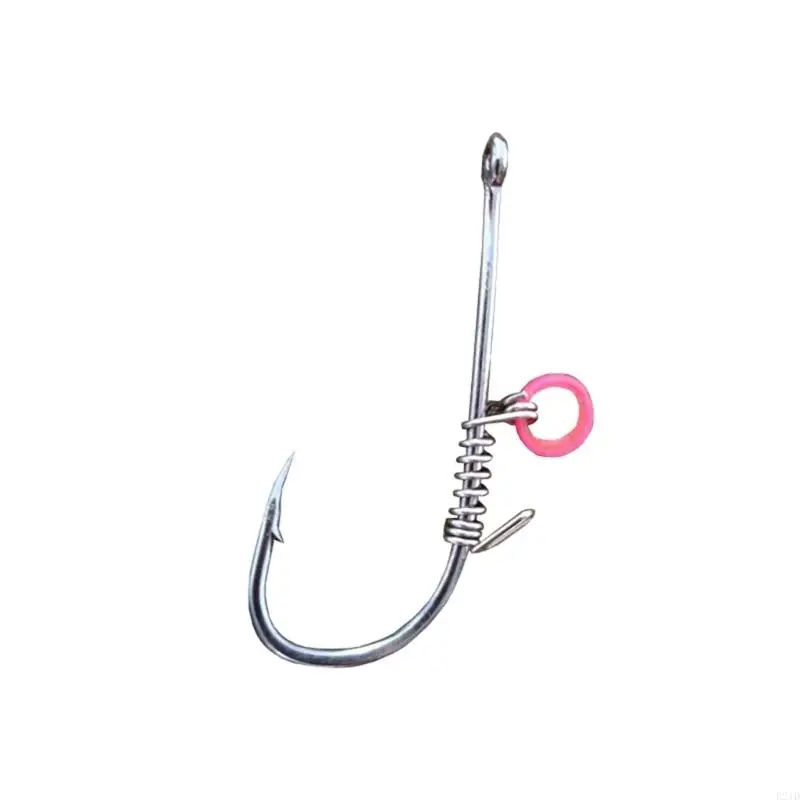 Live Shrimp Fixed Hooks for Bass Fishing Hooks Barbed Fishing Hook