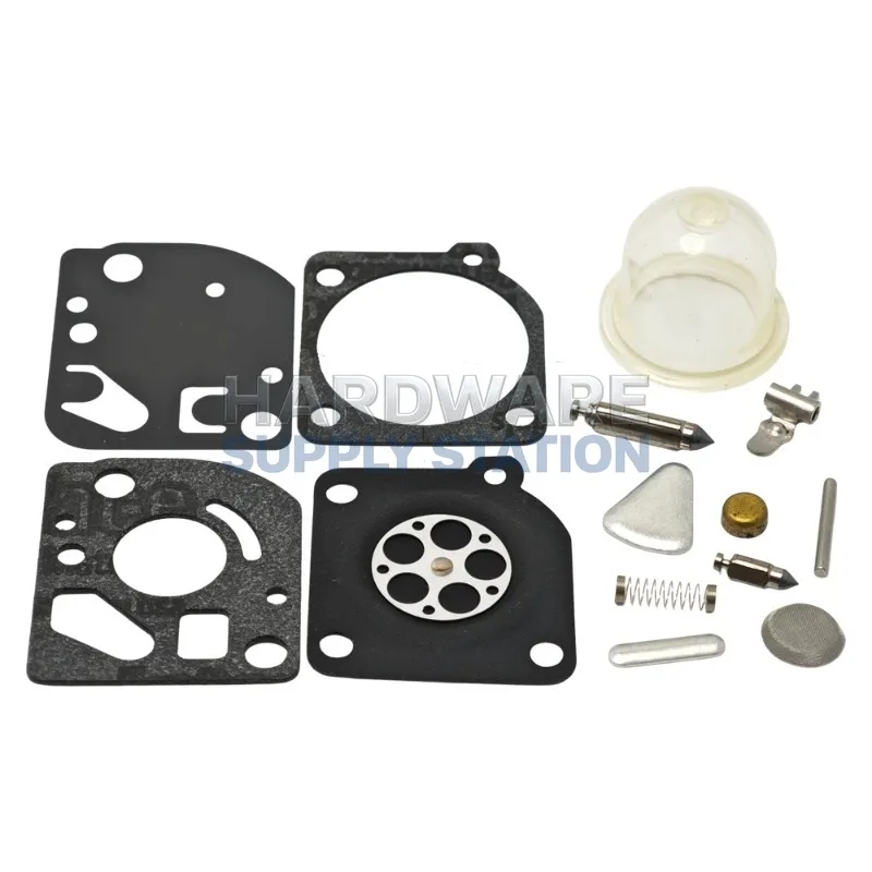 

Mower carburetor repair kit with 10 sets of gaskets, suitable for 125 125R, 128R, 124L, 124C, 125C, 125E, 128L, 128CD